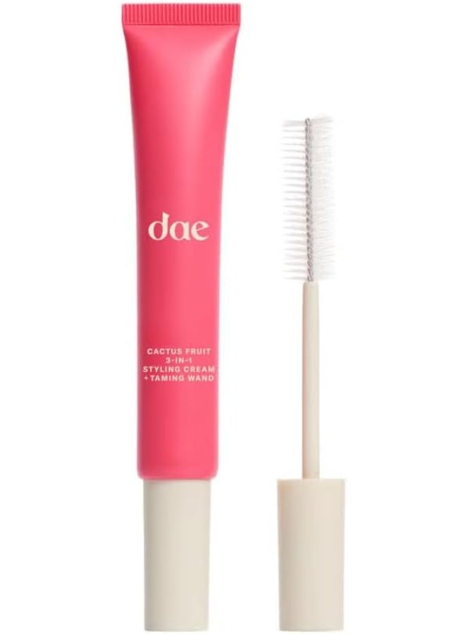 DAE Cactus Fruit 3-In-1 Styling Cream & Taming Wand - Tame Flyaways, Smooth Frizz, Style Edges (0.6 oz.)